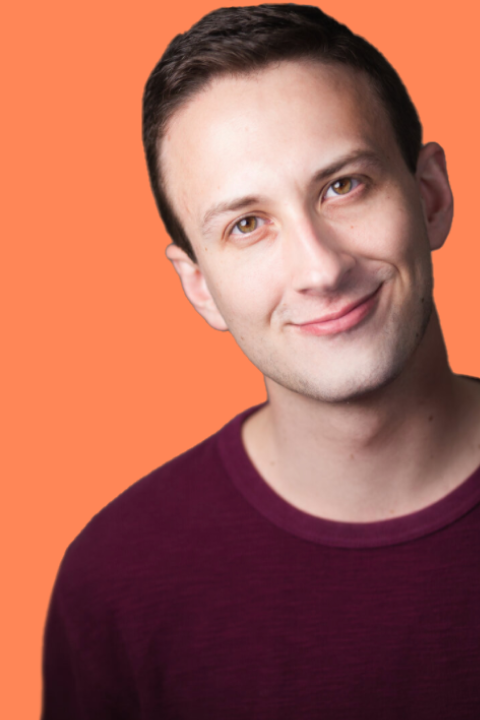 Man with Maroon Shirt Smiling